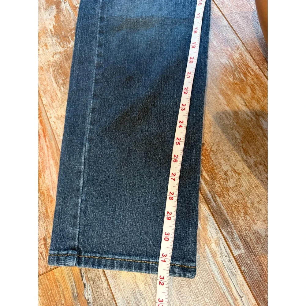 Levis 505 Regular Fit Straight Leg Jeans Medium Wash Blue 34x32 Mens Denim